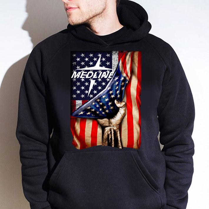 Medline Logo American Flag 4th Of July Independence Day t-shirt hoodie