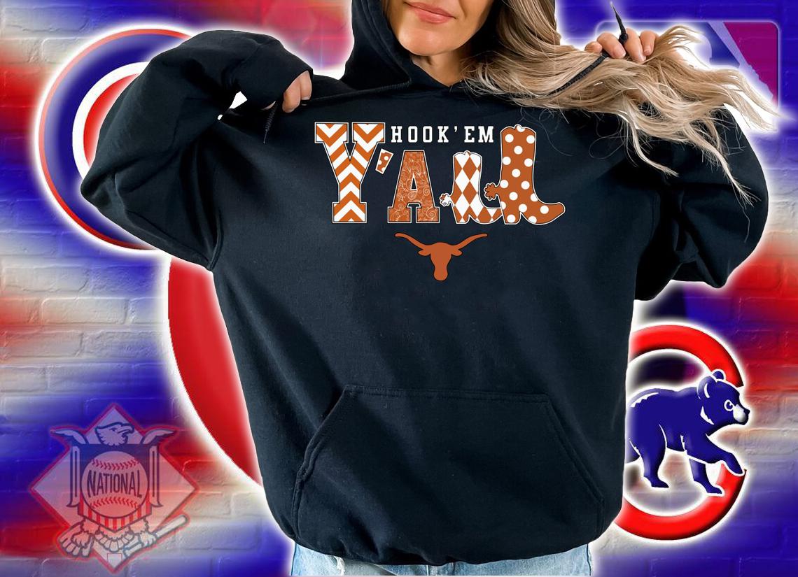 Hook' em y'all Texas Longhorns t-shirt hoodie