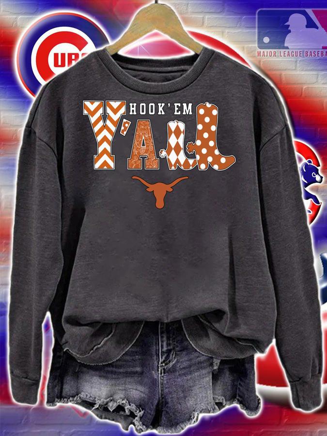 Hook' em y'all Texas Longhorns t-shirt sweatshirt