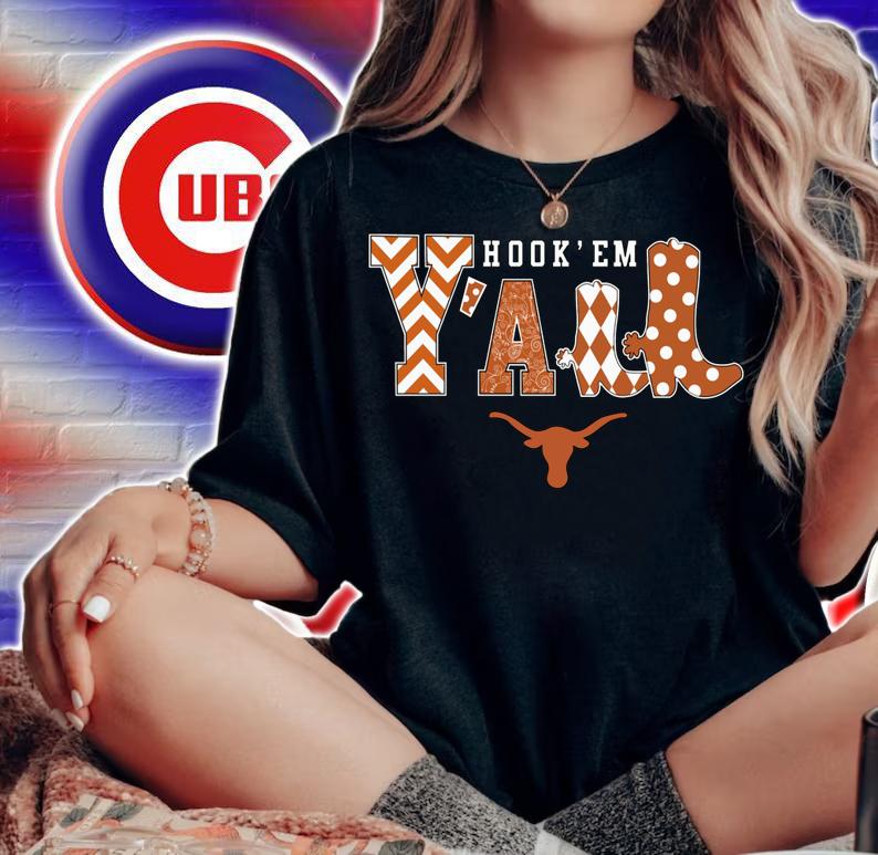 Hook' em y'all Texas Longhorns t-shirt woman shirt