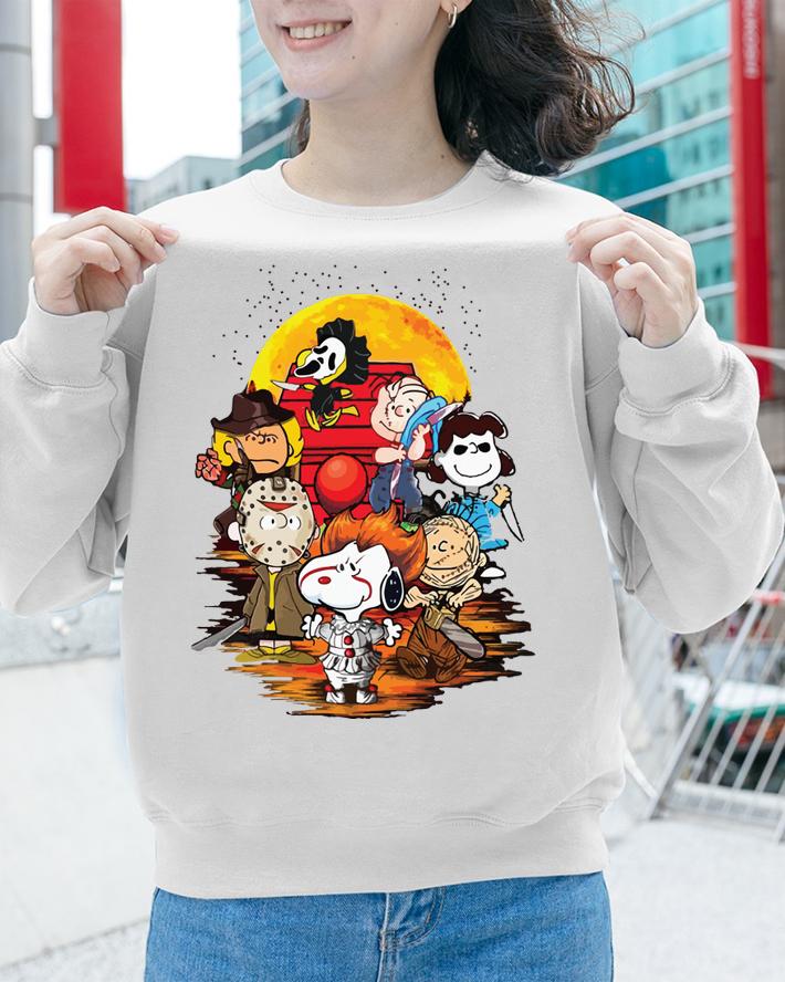 Hot The peanuts movie horror character halloween t-shirt sweatshirt