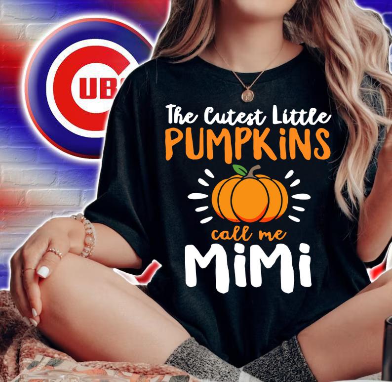 The Cutest Little Pumpkins Call Me Mimi Funny Halloween t-shirt woman shirt