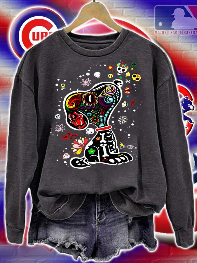 Calavera Snoopy t-shirt sweatshirt