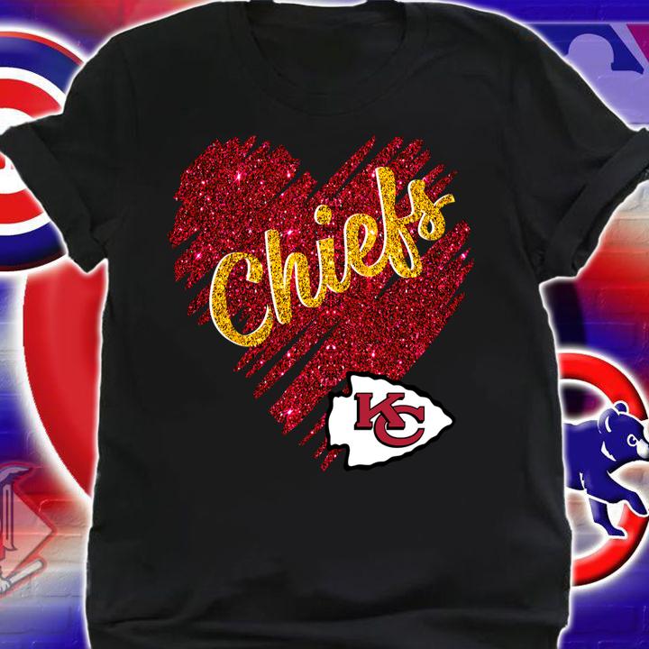 Glitter Love Kansas City Chiefs t-shirt shirt