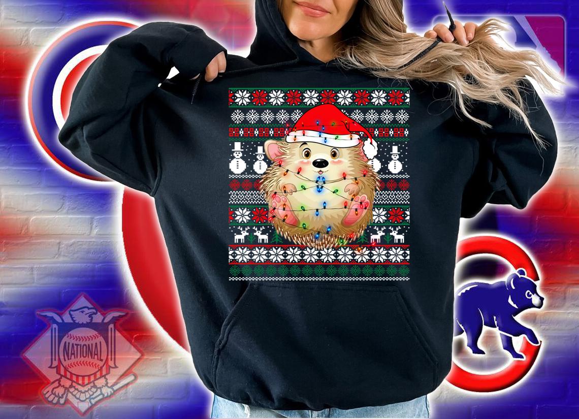 Porcupine Ugly Christmas Sweater Xmas Gift Porcupine Lovers sweater t-shirt hoodie