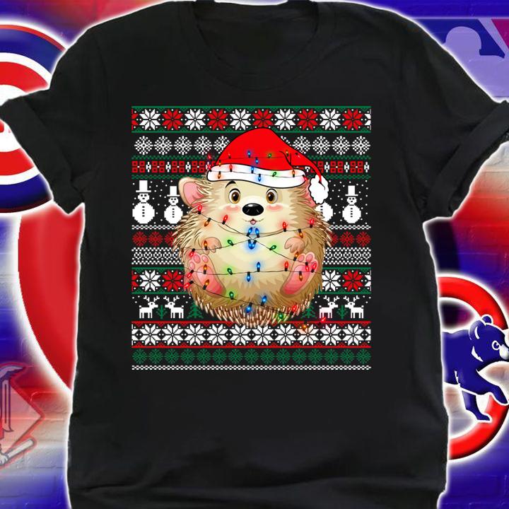 Porcupine Ugly Christmas Sweater Xmas Gift Porcupine Lovers sweater t-shirt shirt