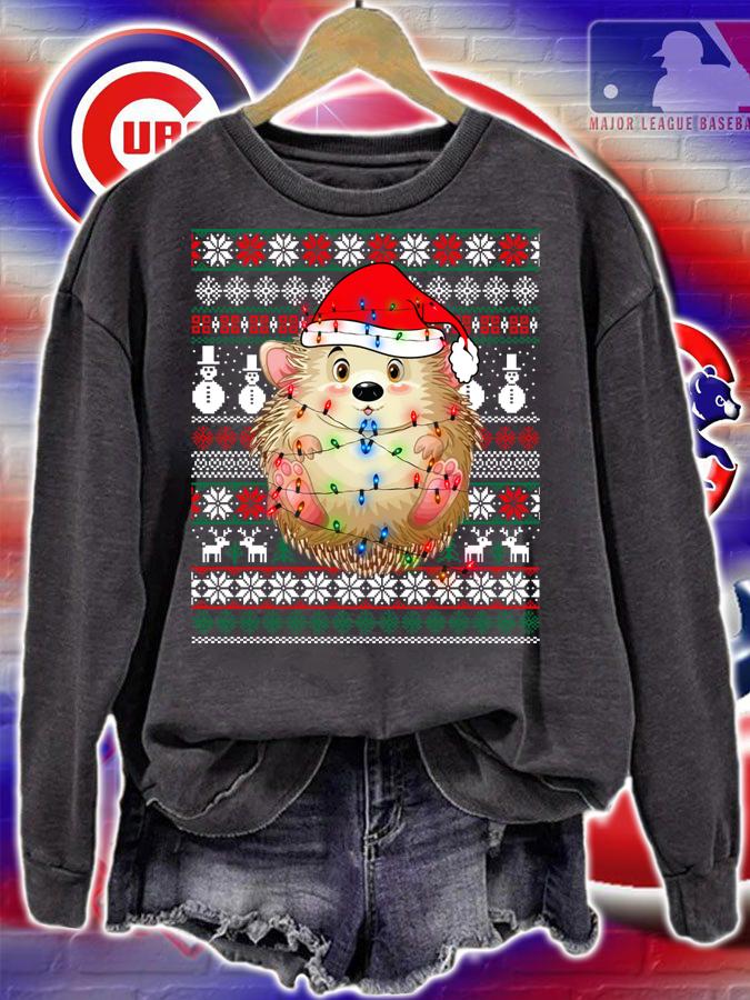 Porcupine Ugly Christmas Sweater Xmas Gift Porcupine Lovers sweater t-shirt sweatshirt