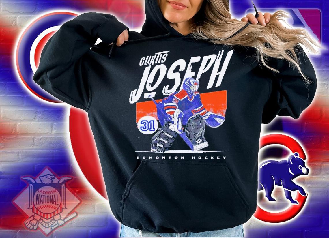 Edmonton Oilers Curtis Joseph #31 Grunge t-shirt hoodie