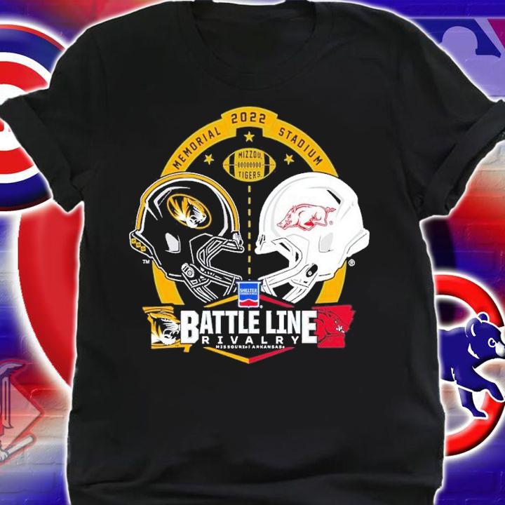 2022 Memorial Stadium Battle Line Rivalry Missouri and Arkansas shirt t-shirt shirt