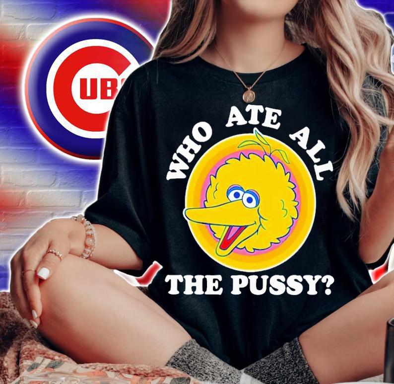 Big Bird who ate all the pussy shirt t-shirt woman shirt