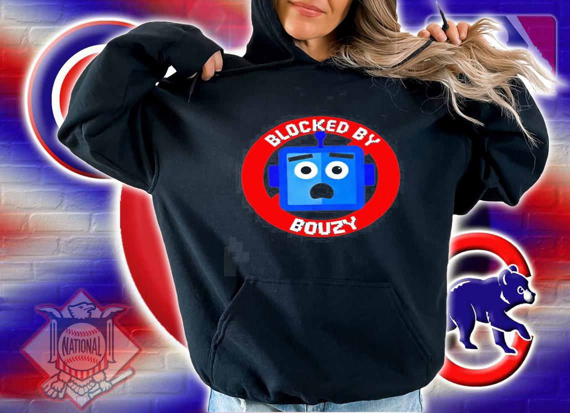 Blocked by Bouzy logo t-shirt hoodie