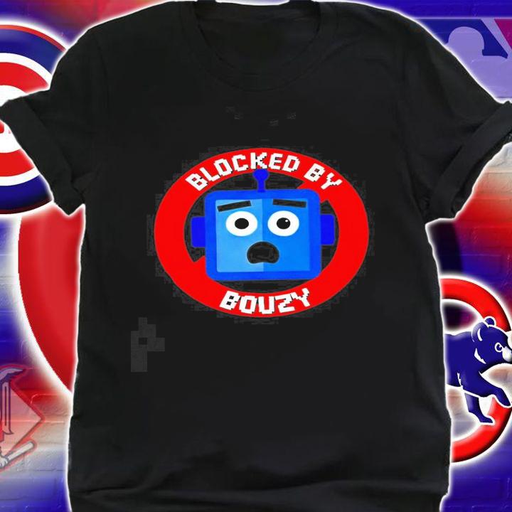 Blocked by Bouzy logo t-shirt shirt