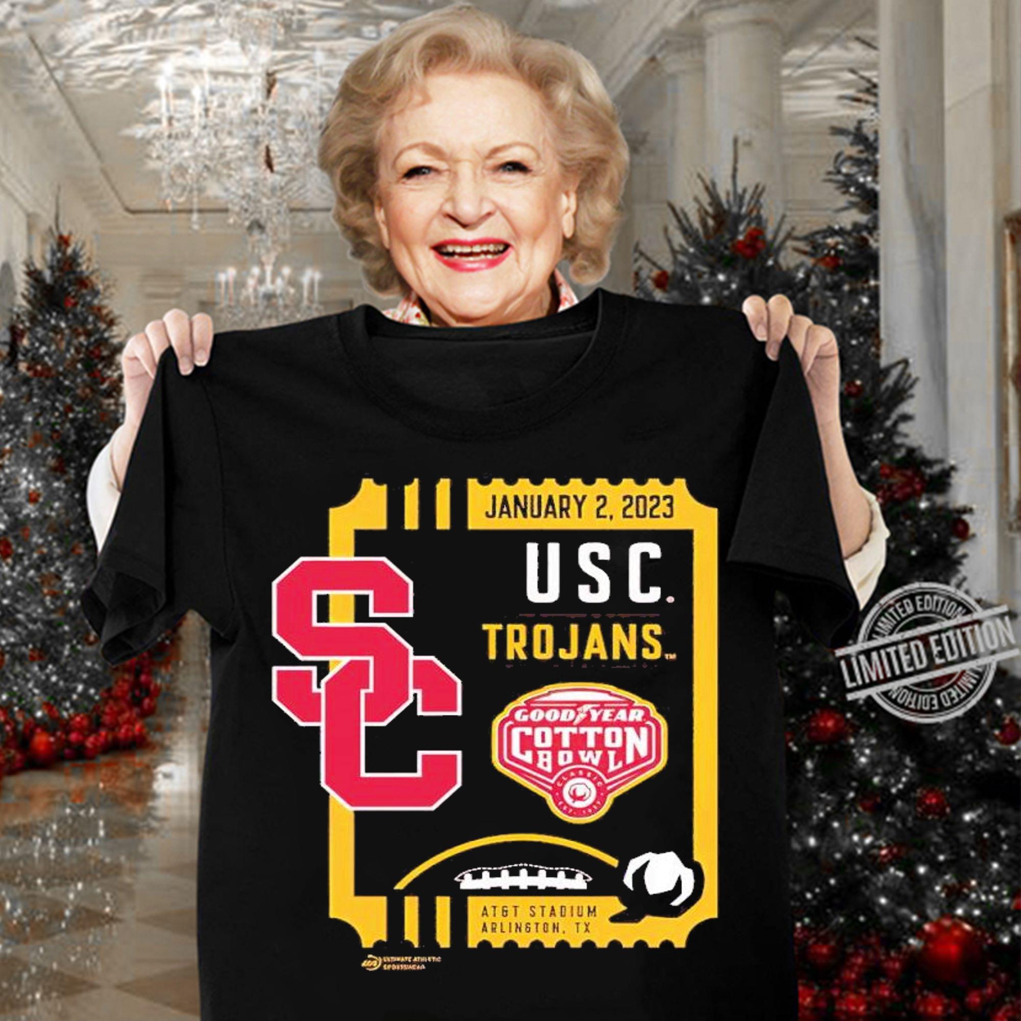 2023 Cotton Bowl USC Trojans January 2 2023 AT&T Stadium shirt t-shirt woman shirt