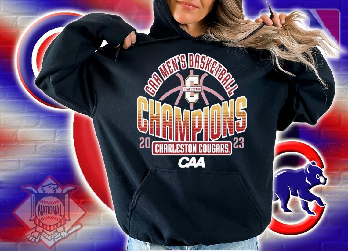 Charleston Cougars 2023 CAA Men's Basketball Conference Tournament Champions shirt t-shirt hoodie
