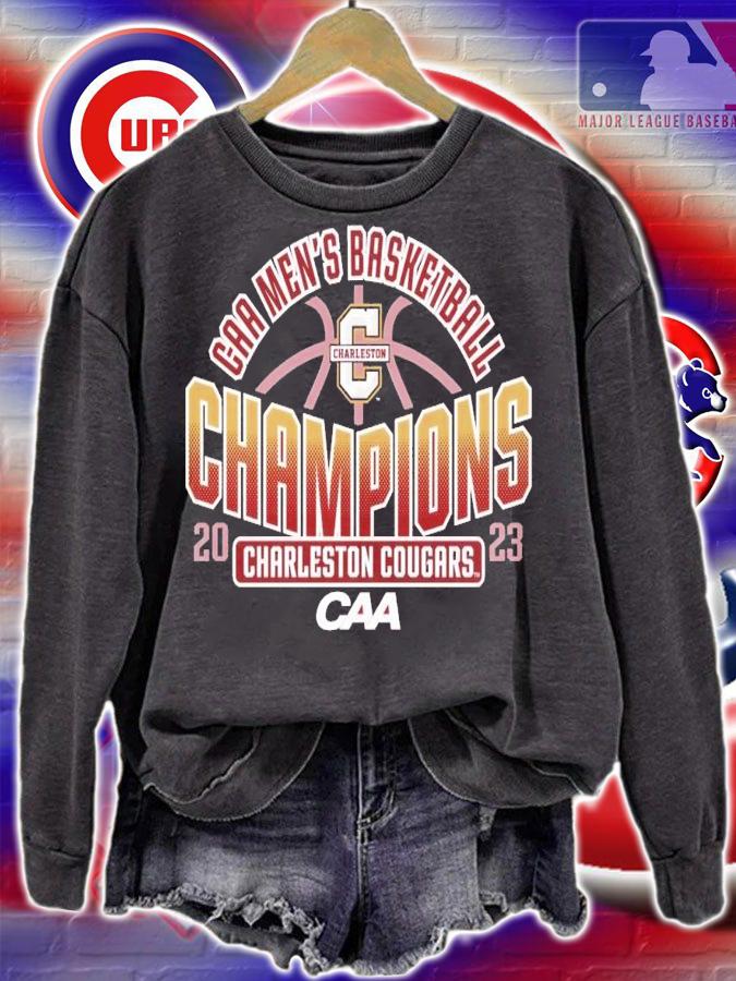 Charleston Cougars 2023 CAA Men's Basketball Conference Tournament Champions shirt t-shirt sweatshirt