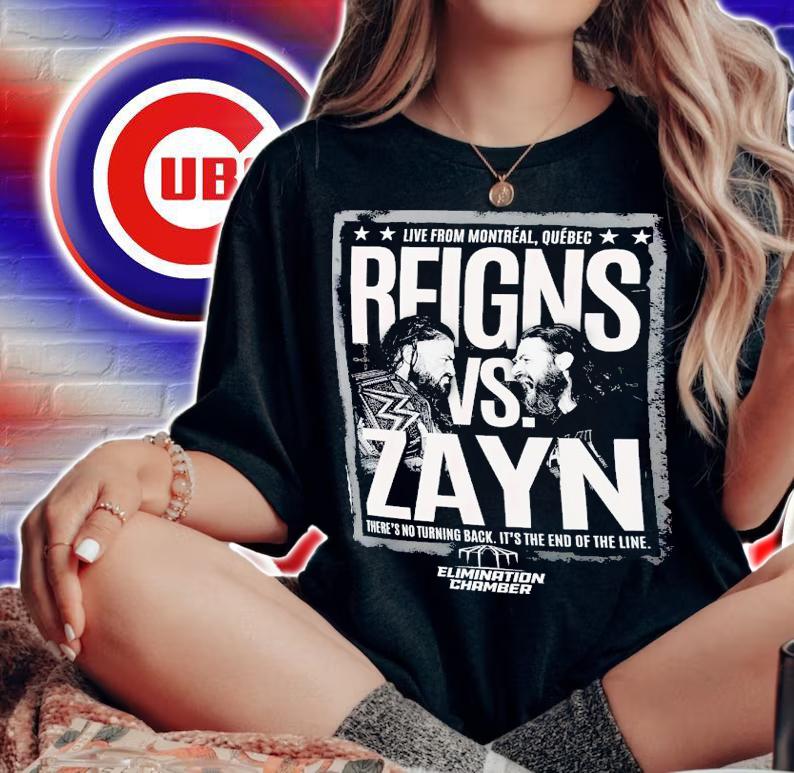 Elimination Chamber 2023 Roman Reigns vs. Sami Zayn shirt t-shirt woman shirt