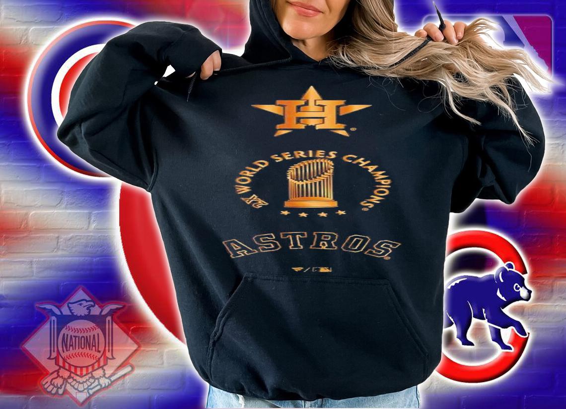 Houston Astros 2X World Series Champions Gold Luxe T-Shirt t-shirt hoodie