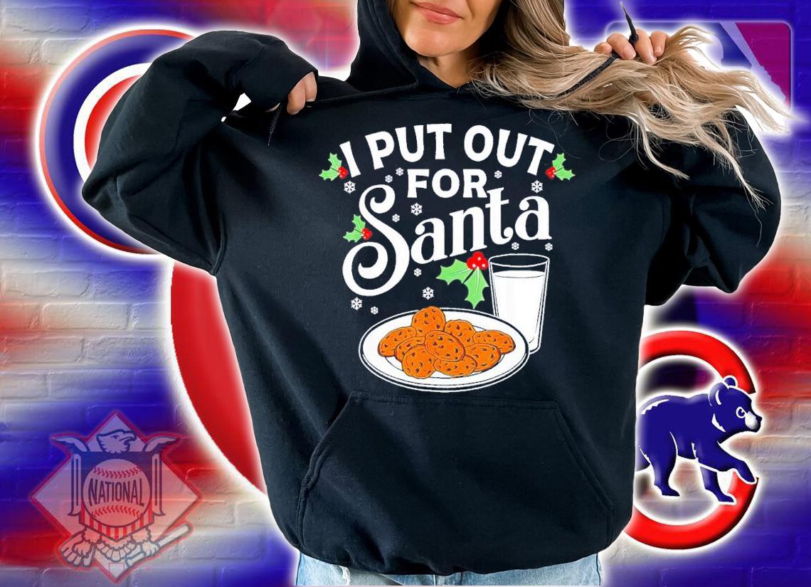 I put out for santa funny Christmas cookies and milk shirt t-shirt hoodie