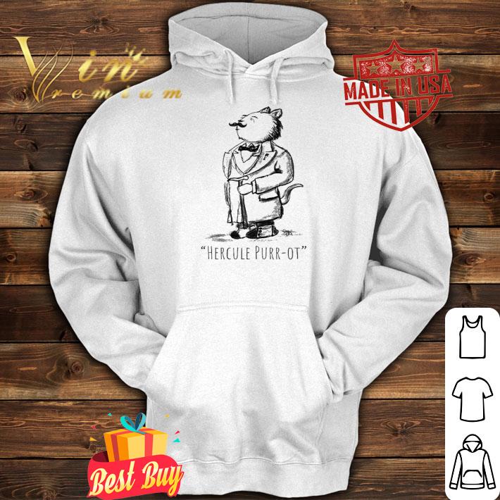 Hercule Purr-ot cat detective shirt t-shirt