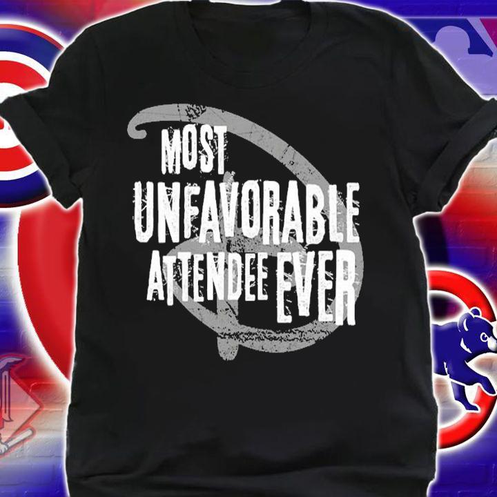 Disneyland Most Unfavorable Attendee Ever shirt t-shirt shirt