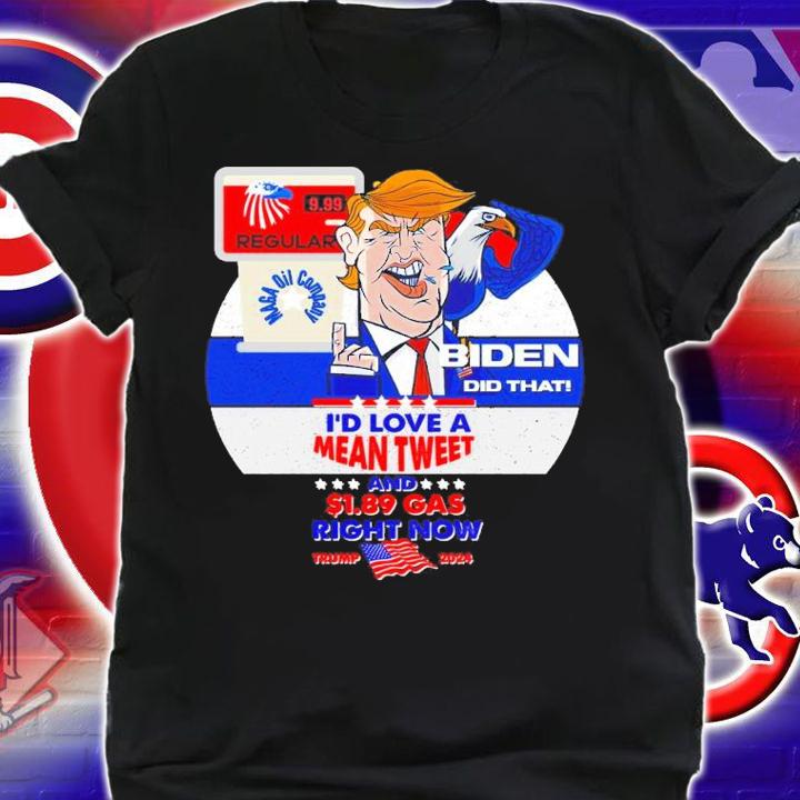 Trump 2024 Us Eagle Gas Pump Conservative Anti Liberal Biden Trump Shirt t-shirt