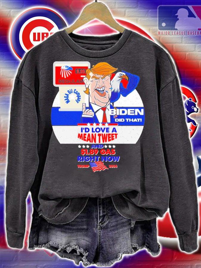 Trump 2024 Us Eagle Gas Pump Conservative Anti Liberal Biden Trump Shirt t-shirt