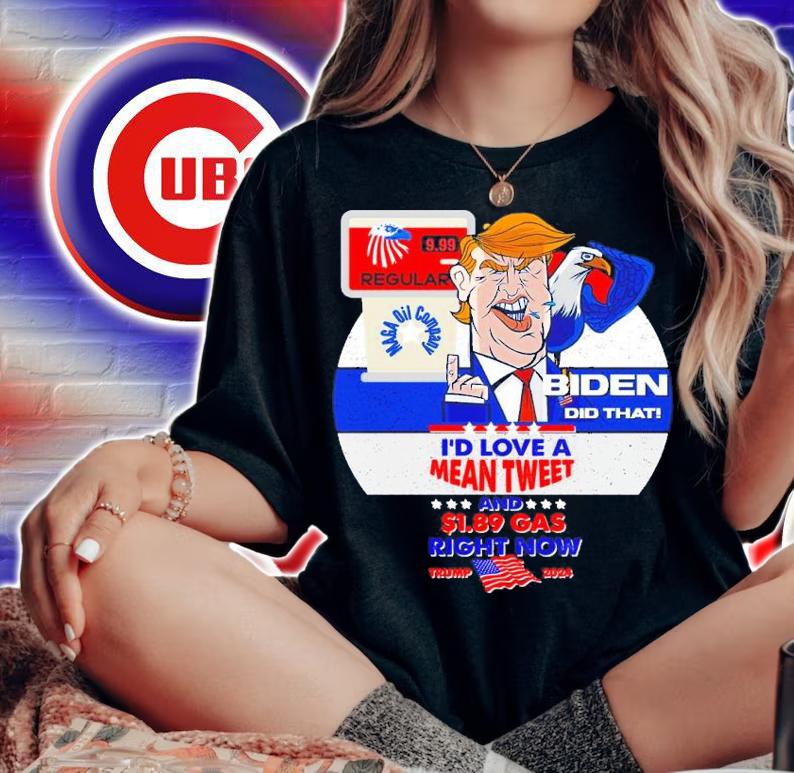 Trump 2024 Us Eagle Gas Pump Conservative Anti Liberal Biden Trump Shirt t-shirt