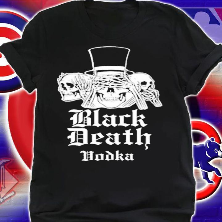 Black Death Vodka Skull shirt t-shirt shirt