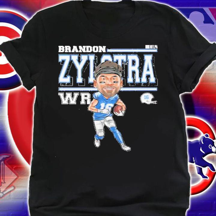 Brandon Zylstra Carolina Cartoon Football Shirt t-shirt