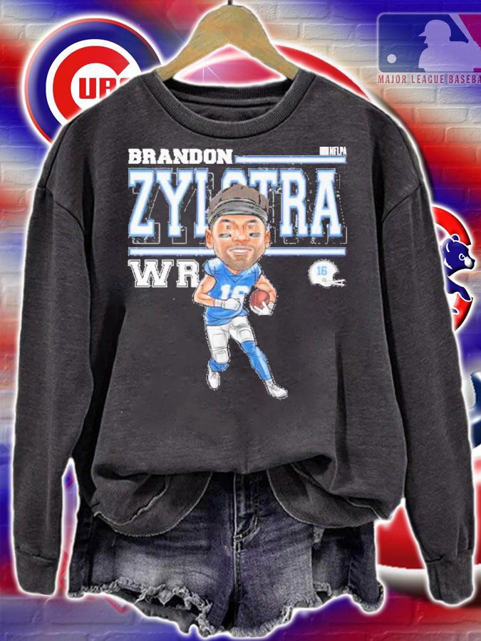 Brandon Zylstra Carolina Cartoon Football Shirt t-shirt