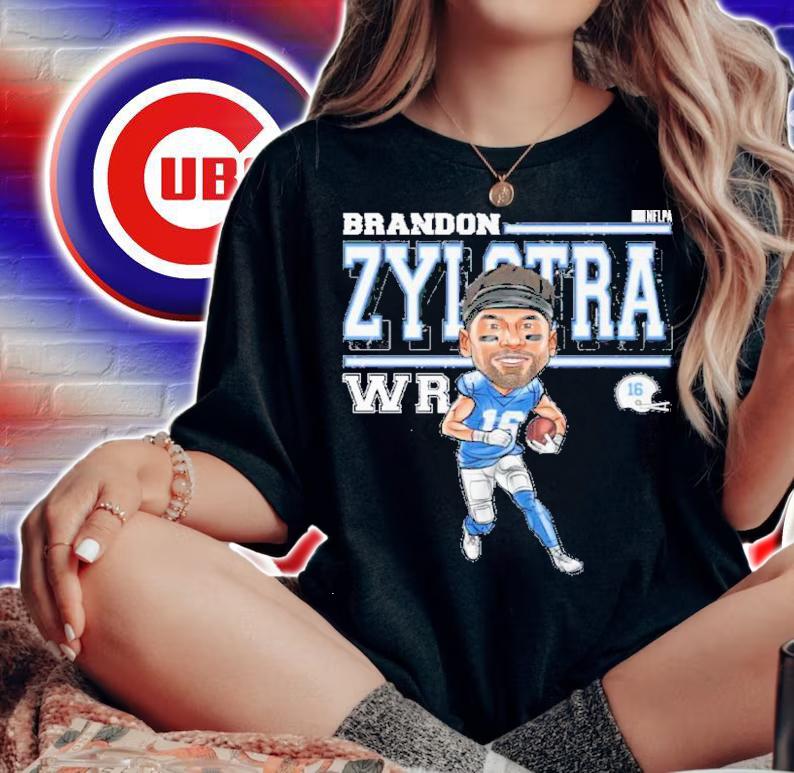 Brandon Zylstra Carolina Cartoon Football Shirt t-shirt