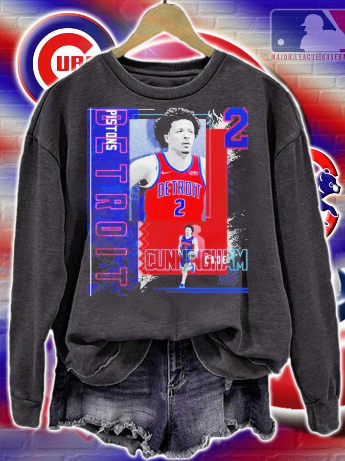 Cade Cunningham Basketball Paper Poster Pistons 2 Shirt t-shirt