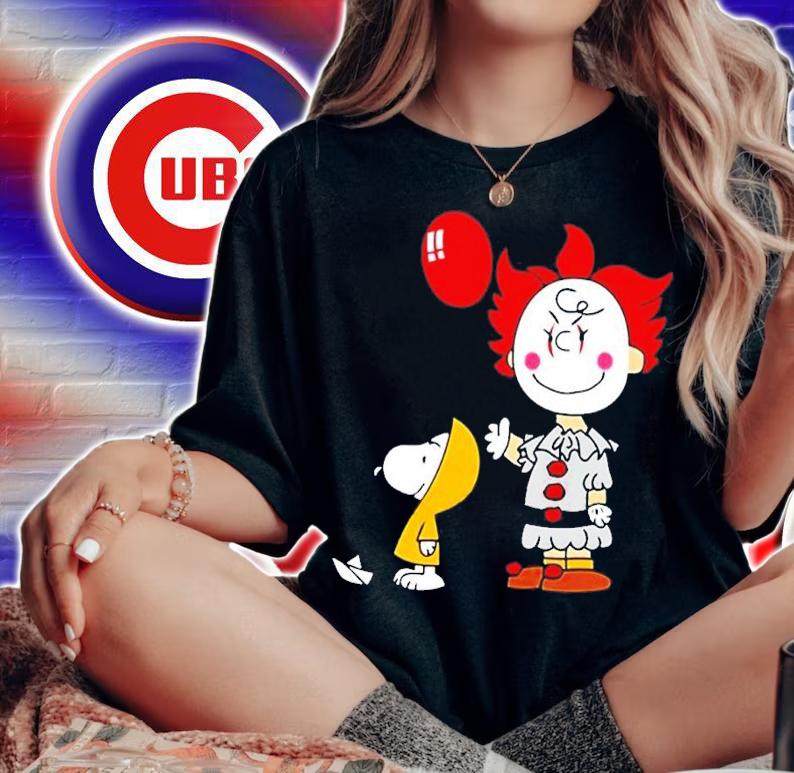 Charlie Brown Pennywise Halloween shirt t-shirt woman shirt