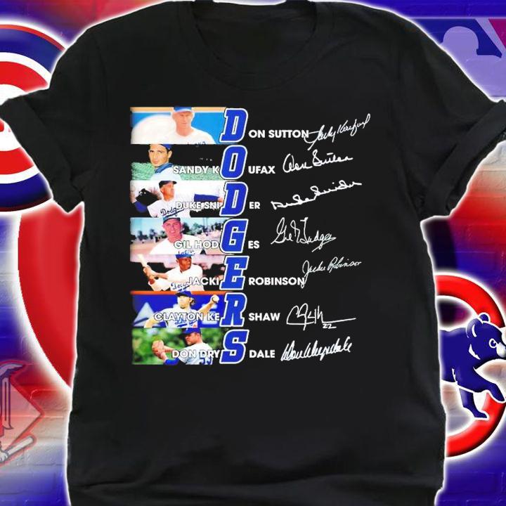 Los Angeles Dodgers Name Teams signature shirt t-shirt shirt