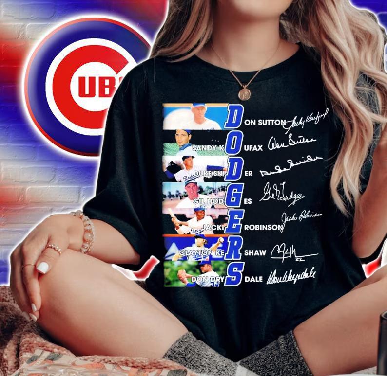 Los Angeles Dodgers Name Teams signature shirt t-shirt woman shirt
