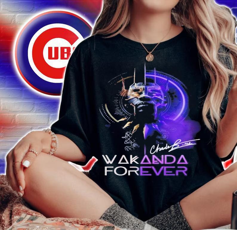 Marvel Wakanda Forever Black Panther Signature Shirt t-shirt