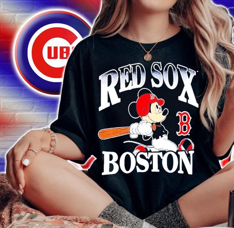 Mickey Mouse Toddler Boston Red Sox Disney Game Day Shirt t-shirt woman shirt