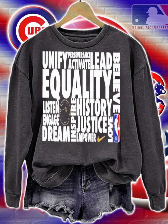 Lebron James Wearing Unify Perseverance Activate Lead Equality t-shirt