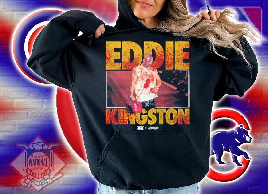 All Elite Wrestling Eddie Kingston Demons AEW X Clotheslined Apparel T-Shirt t-shirt