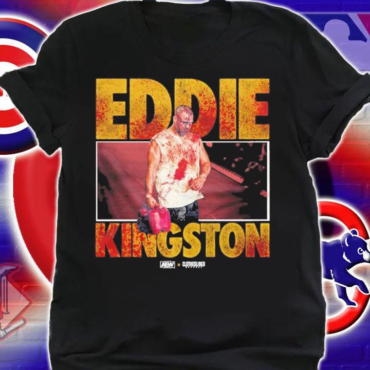 All Elite Wrestling Eddie Kingston Demons AEW X Clotheslined Apparel T-Shirt t-shirt