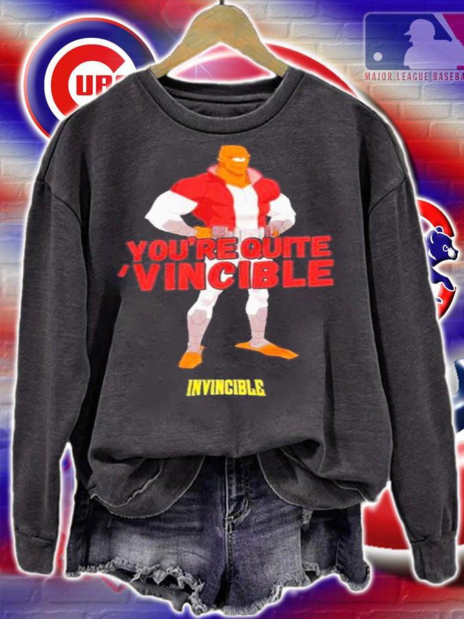 Invincible You're Quite Vincible shirt t-shirt sweatshirt