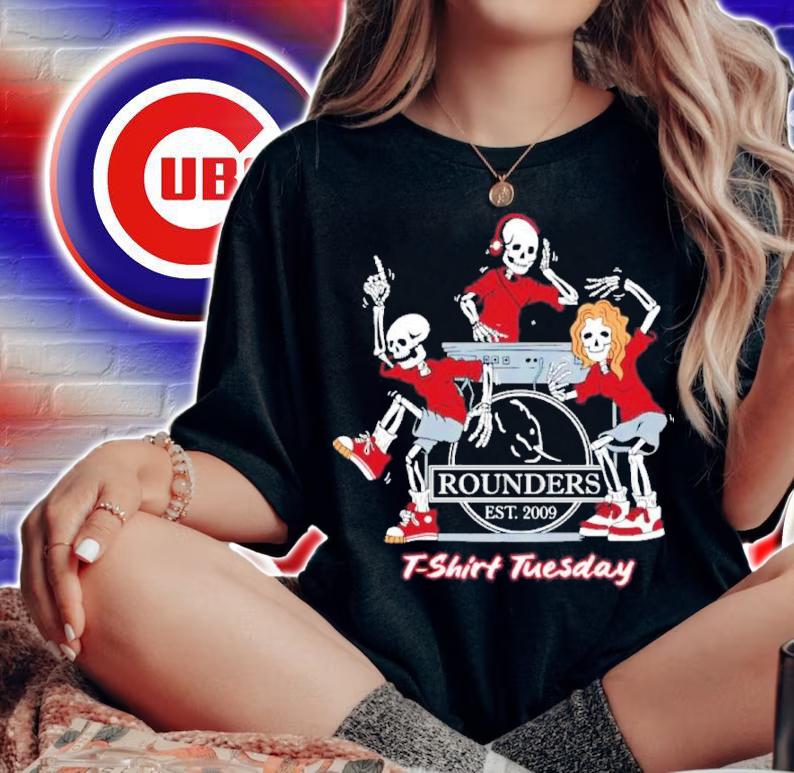 Skeleton Rounders T-shirt Tuesday Shirt t-shirt woman shirt