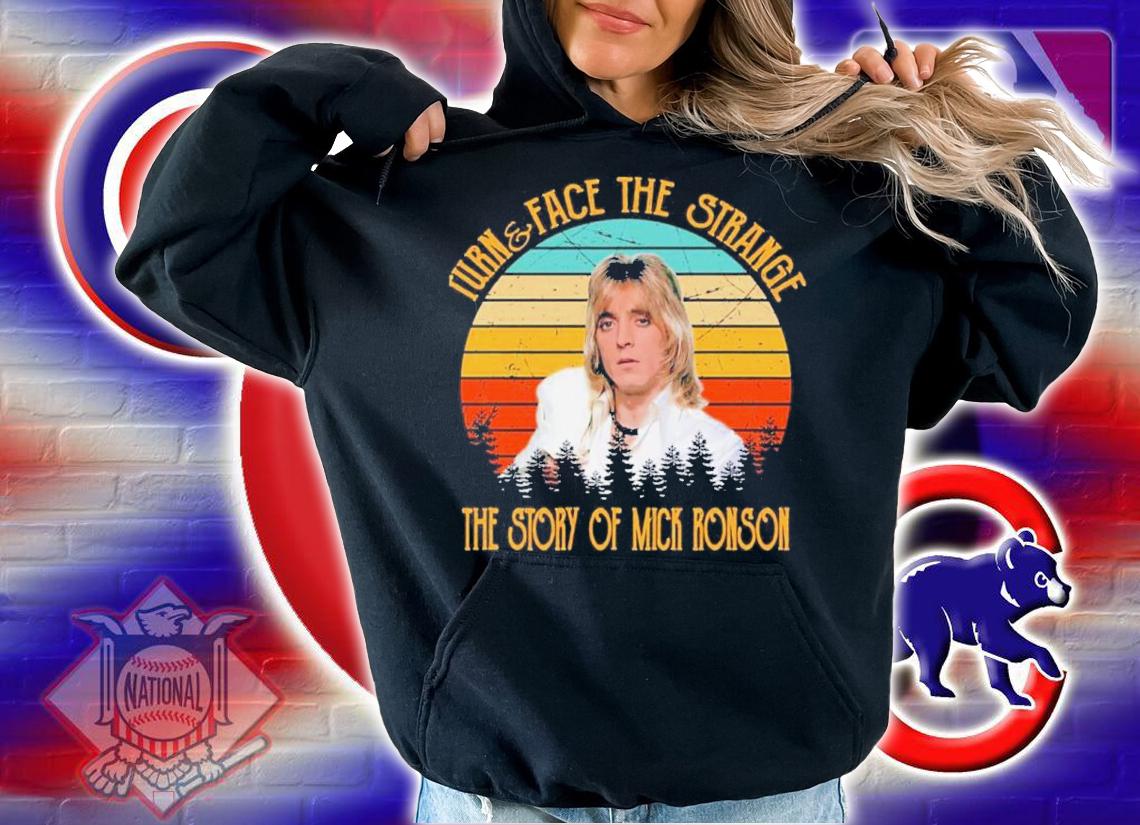Turn And Face The Strange Story Of Mick Ronson Vintage Shirt t-shirt hoodie