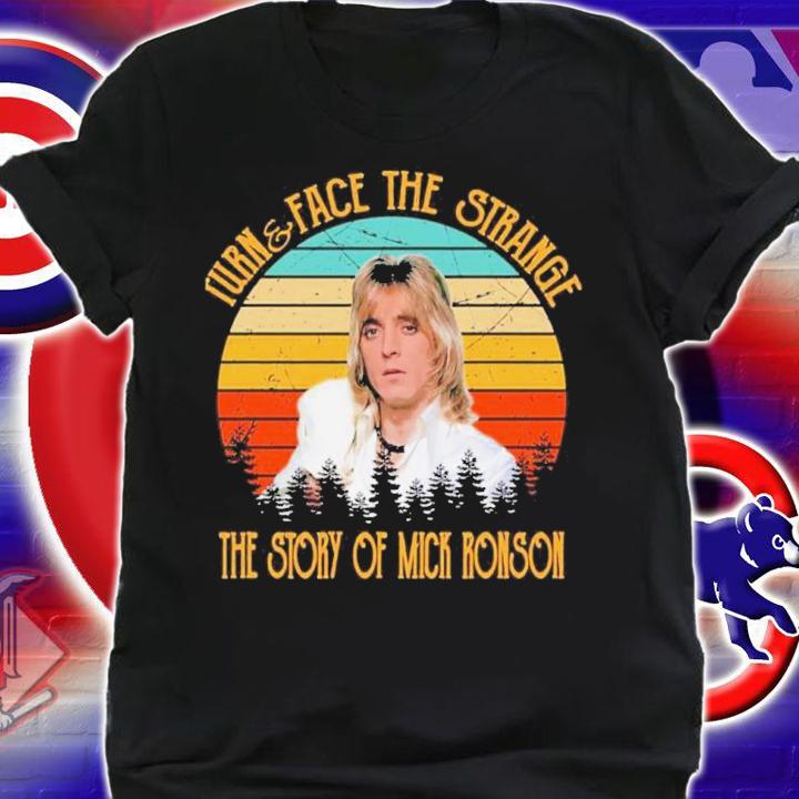 Turn And Face The Strange Story Of Mick Ronson Vintage Shirt t-shirt shirt