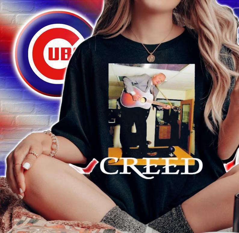 Creed Bratton With Guitar Shirt t-shirt woman shirt
