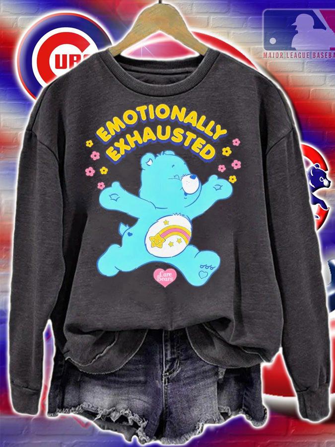 Emotionally Exhausted Trevor Wagner Care Bears Shirt t-shirt sweatshirt