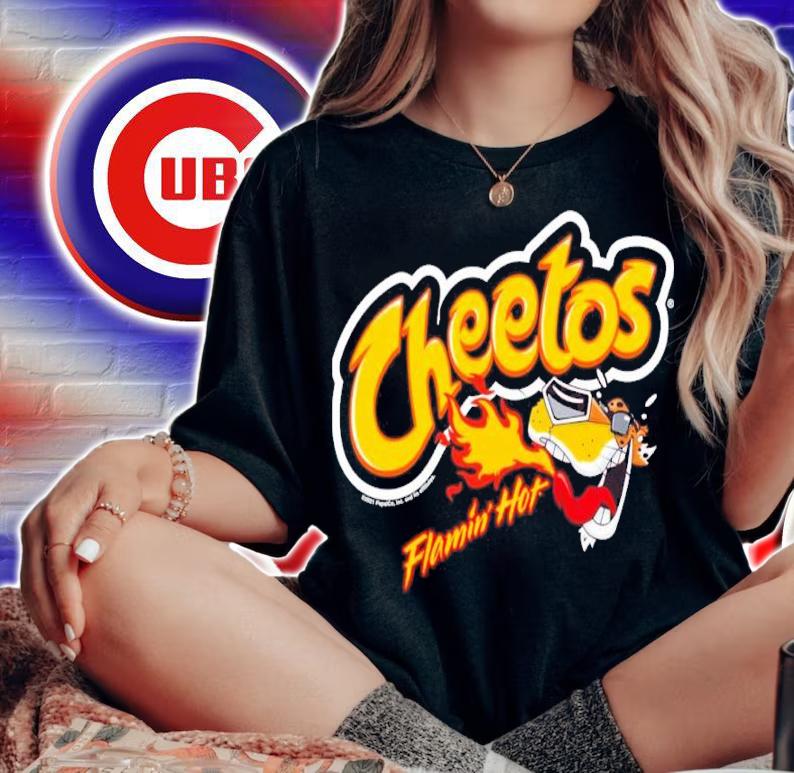 Flamin Hot Cheetos Chester Cheetah Shirt t-shirt woman shirt