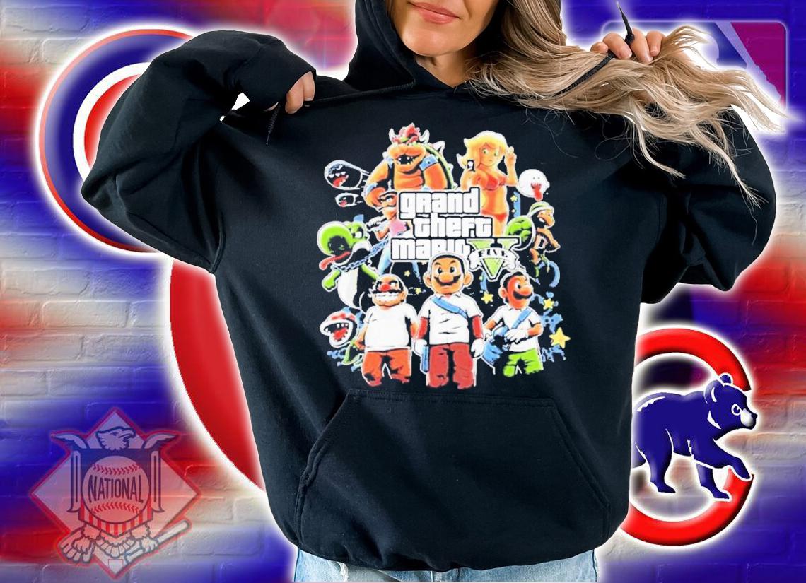 Grand Theft Mario Bross Five Shirt t-shirt