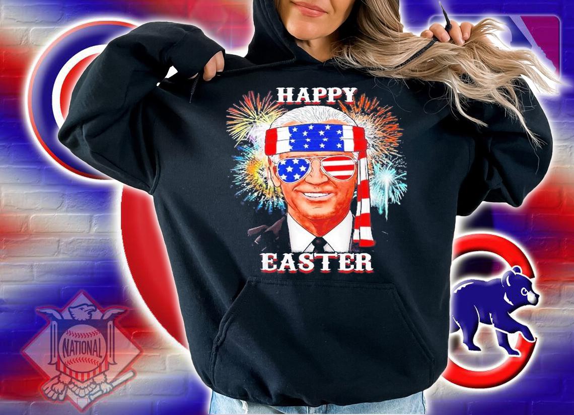 Happy Easter Confused Joe Biden 4Th Of July Funny T-Shirt t-shirt