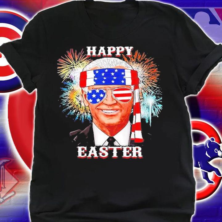 Happy Easter Confused Joe Biden 4Th Of July Funny T-Shirt t-shirt